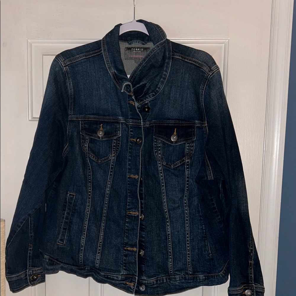Torrid Dark Blue Denim Jacket